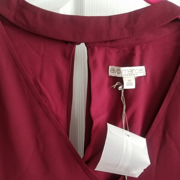 NWT Gorgeous Burgandy / Wine Dress - Picture 2 of 6